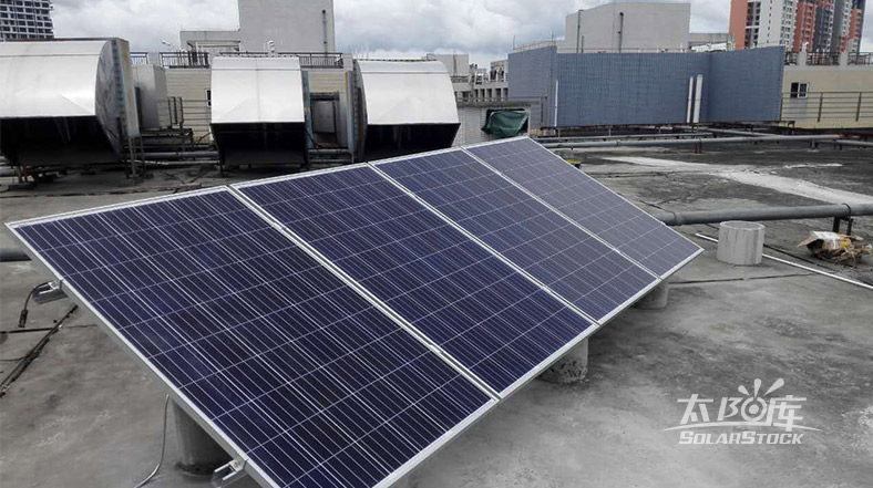 中山市电子科技大学1.02kW校园离网光伏发电系统